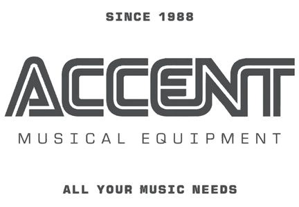 Accent Music logo, main retail partner