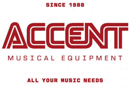 Accent Musical Equipment logo, our retail partner